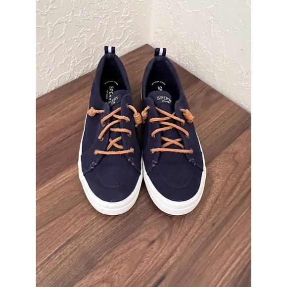 Sperry Women's Crest Vibe Sneaker- Navy - Picture 4 of 11